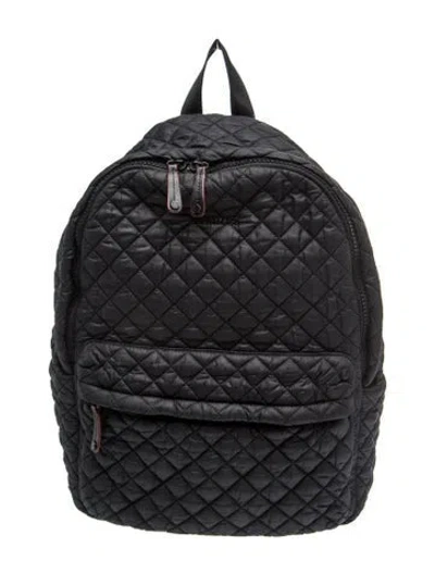 Pre-owned Mz Wallace Nylon Backpack In Black