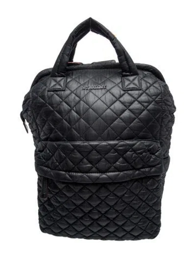 Pre-owned Mz Wallace Nylon Backpack In Black