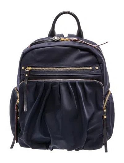 Pre-owned Mz Wallace Nylon Backpack In Blue