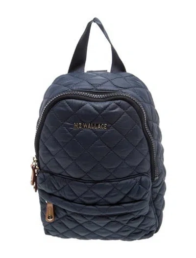 Pre-owned Mz Wallace Nylon Backpack In Blue