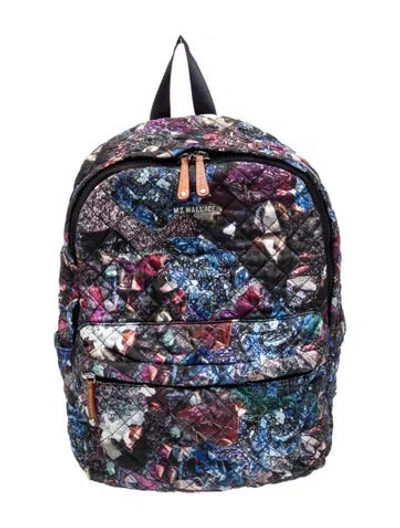 Pre-owned Mz Wallace Nylon Backpack In Blue