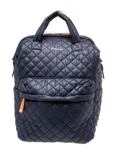 Pre-owned Mz Wallace Nylon Backpack In Blue