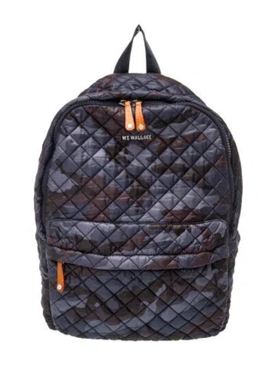 Pre-owned Mz Wallace Nylon Backpack In Blue
