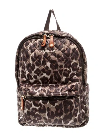 Pre-owned Mz Wallace Nylon Backpack In Brown