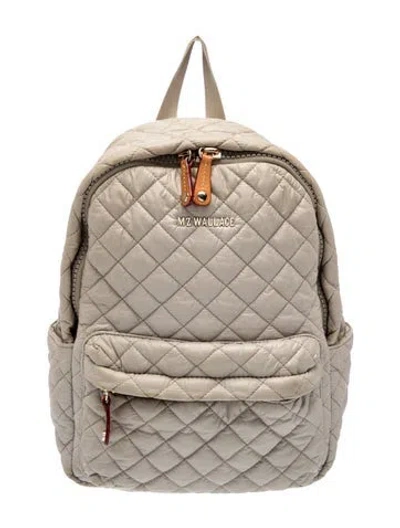 Pre-owned Mz Wallace Nylon Backpack In Gray