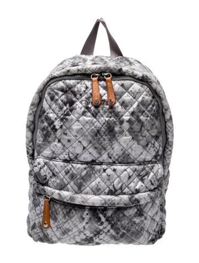 Pre-owned Mz Wallace Nylon Backpack In Gray
