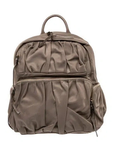 Pre-owned Mz Wallace Nylon Backpack In Gray