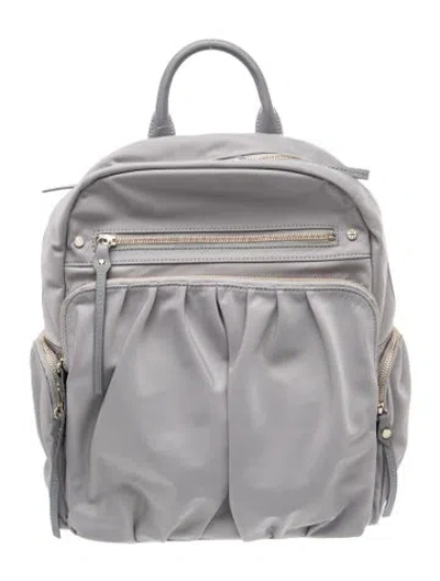 Pre-owned Mz Wallace Nylon Backpack In Gray