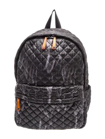 Pre-owned Mz Wallace Nylon Backpack In Gray