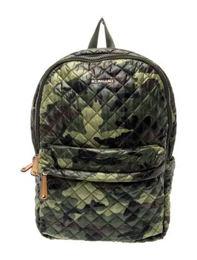 Pre-owned Mz Wallace Nylon Backpack In Green