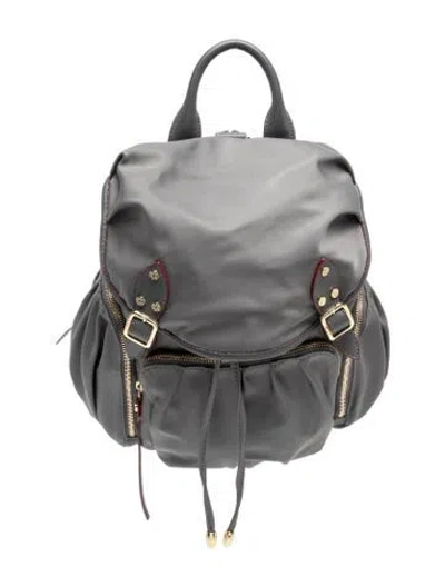 Pre-owned Mz Wallace Nylon Backpack In Grey
