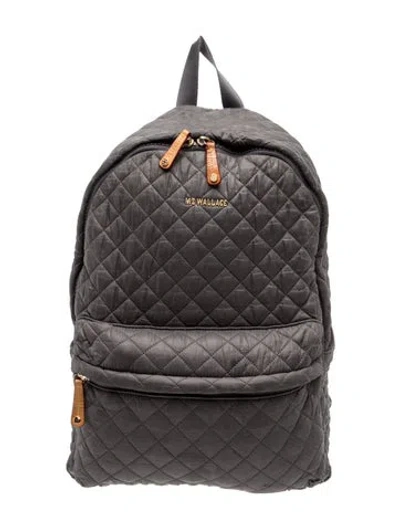 Pre-owned Mz Wallace Nylon Backpack In Grey