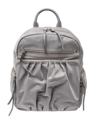 Pre-owned Mz Wallace Nylon Backpack In Grey