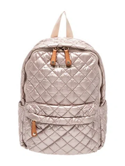 Pre-owned Mz Wallace Nylon Backpack In Neutrals
