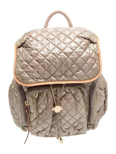 Pre-owned Mz Wallace Nylon Backpack In Neutrals