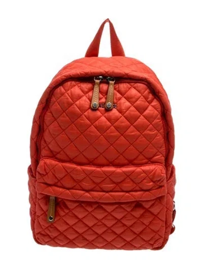Pre-owned Mz Wallace Nylon Backpack In Orange