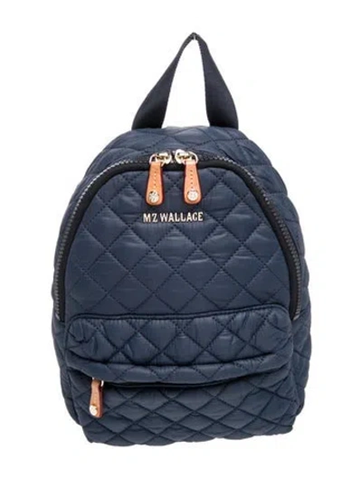 Pre-owned Mz Wallace Nylon Backpack In White