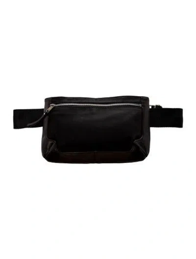 Pre-owned Mz Wallace Nylon Belt Bag In Black