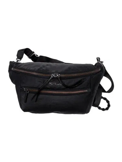Pre-owned Mz Wallace Nylon Belt Bag In Blue