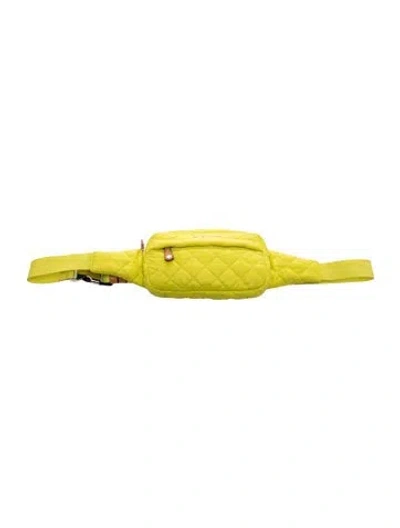 Pre-owned Mz Wallace Nylon Belt Bag In Green