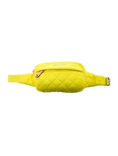 Pre-owned Mz Wallace Nylon Belt Bag W/ Tags In Green