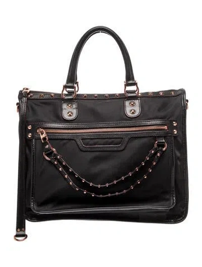 Pre-owned Mz Wallace Nylon Britt In Black