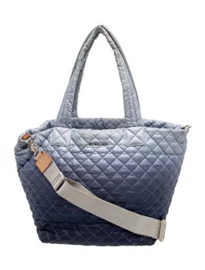 Pre-owned Mz Wallace Nylon Bucket Bag In Blue