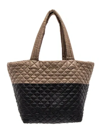 Pre-owned Mz Wallace Nylon Bucket Bag In Brown