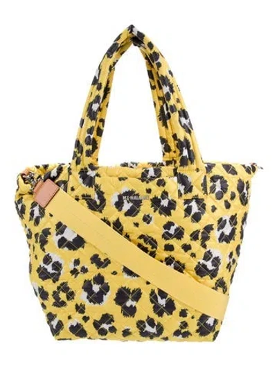 Pre-owned Mz Wallace Nylon Bucket Bag In Yellow