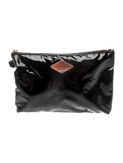 Pre-owned Mz Wallace Nylon Clutch In Black
