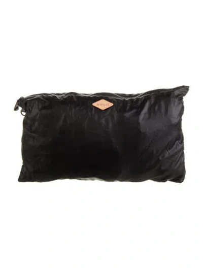 Pre-owned Mz Wallace Nylon Cosmetic Bag In Black