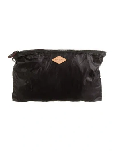 Pre-owned Mz Wallace Nylon Cosmetic Bag In Black