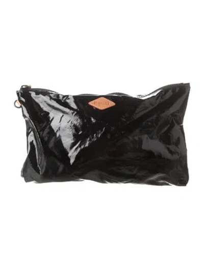 Pre-owned Mz Wallace Nylon Cosmetic Bag In Black