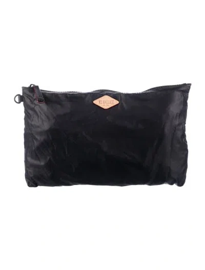 Pre-owned Mz Wallace Nylon Cosmetic Bag In Black