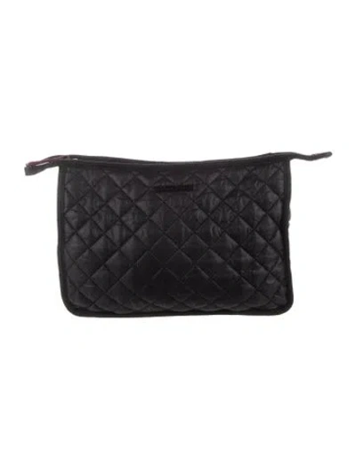 Pre-owned Mz Wallace Nylon Cosmetic Bag In Black