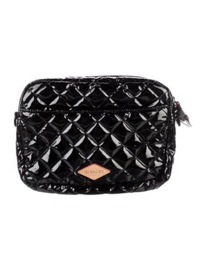Pre-owned Mz Wallace Nylon Cosmetic Bag In Black