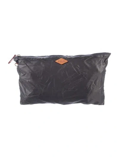 Pre-owned Mz Wallace Nylon Cosmetic Bag In Gray
