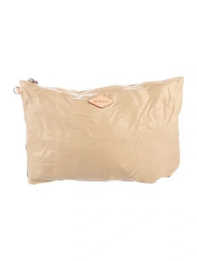 Pre-owned Mz Wallace Nylon Cosmetic Bag In Neutral