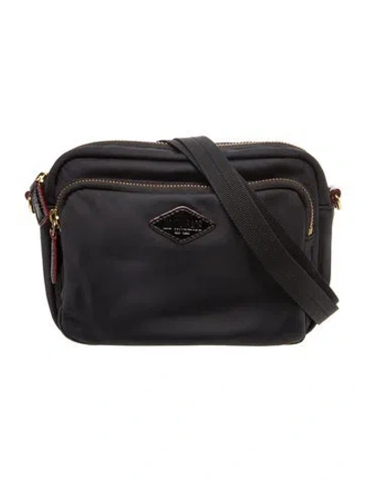 Pre-owned Mz Wallace Nylon Crossbody Bag In Black