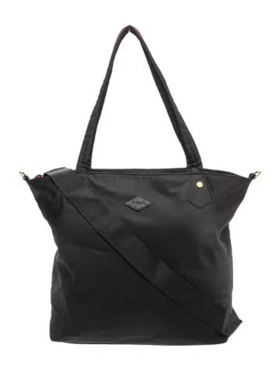 Pre-owned Mz Wallace Nylon Crossbody Bag In Black/grey