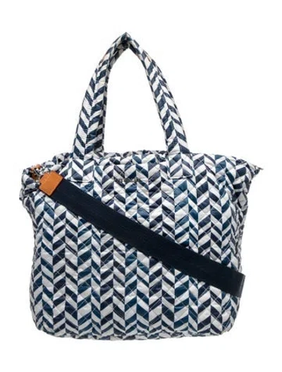 Pre-owned Mz Wallace Nylon Crossbody Bag In Blue