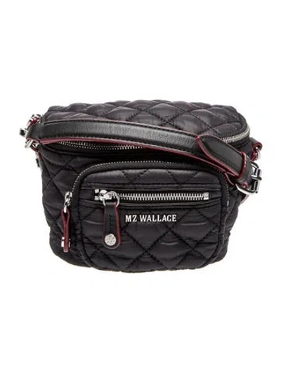 Pre-owned Mz Wallace Nylon Crossbody Bag In Blue