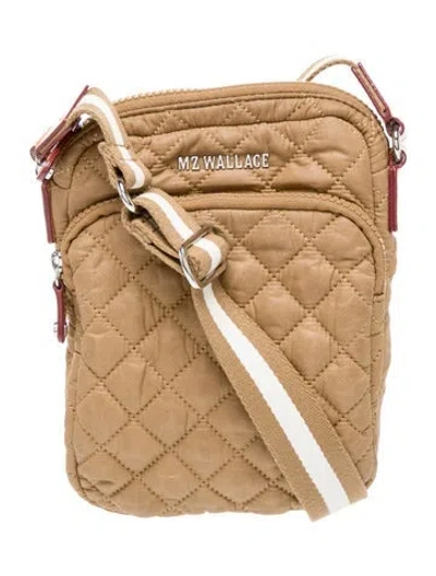 Pre-owned Mz Wallace Nylon Crossbody Bag In Brown