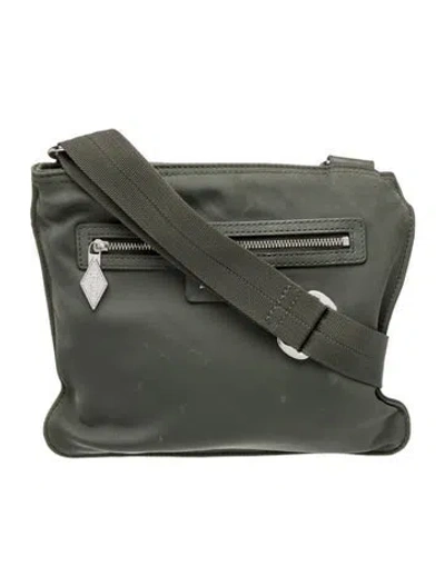 Pre-owned Mz Wallace Nylon Crossbody Bag In Green