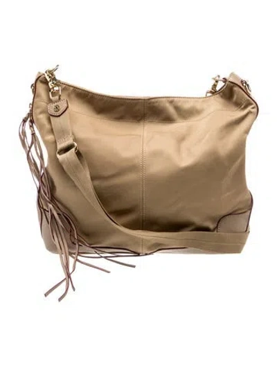 Pre-owned Mz Wallace Nylon Crossbody Bag In Neutral