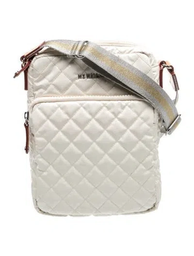 Pre-owned Mz Wallace Nylon Crossbody Bag In Neutral