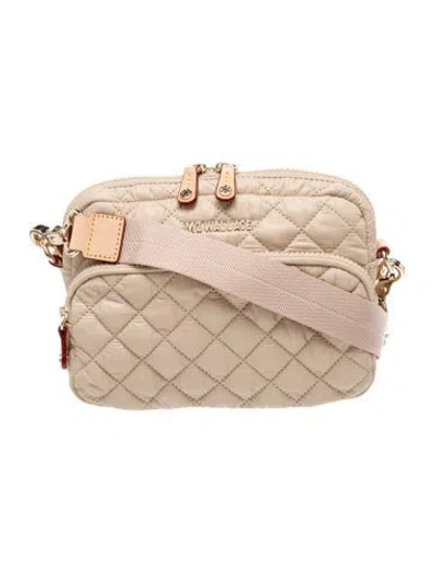 Pre-owned Mz Wallace Nylon Crossbody Bag In Neutral