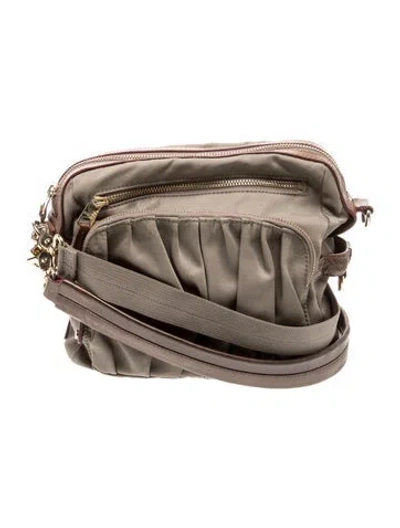 Pre-owned Mz Wallace Nylon Crossbody Bag In Neutrals