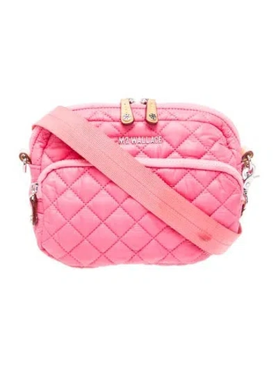 Pre-owned Mz Wallace Nylon Crossbody Bag In Red