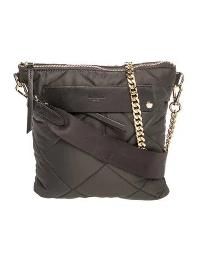 Pre-owned Mz Wallace Nylon Crossbody Bag W/ Tags In Black